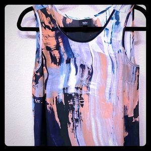 Multi Color Sleeveless Blouse